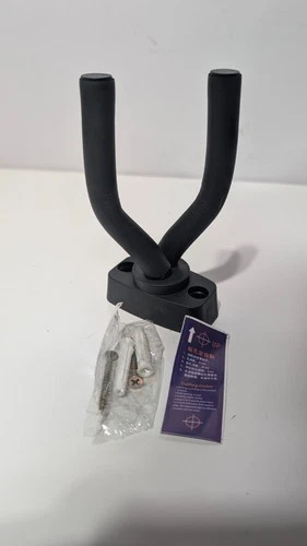 Wall Mount Guitar Hanger Holder with Screws and Anchors for Acoustic or Electric