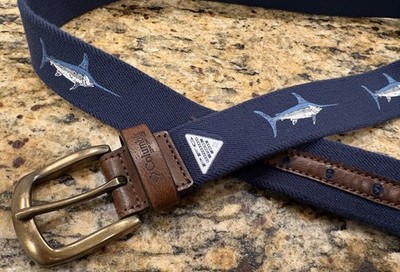 Columbia Men s Marlin Sailfish Stretch Belt Size Medium 34-36