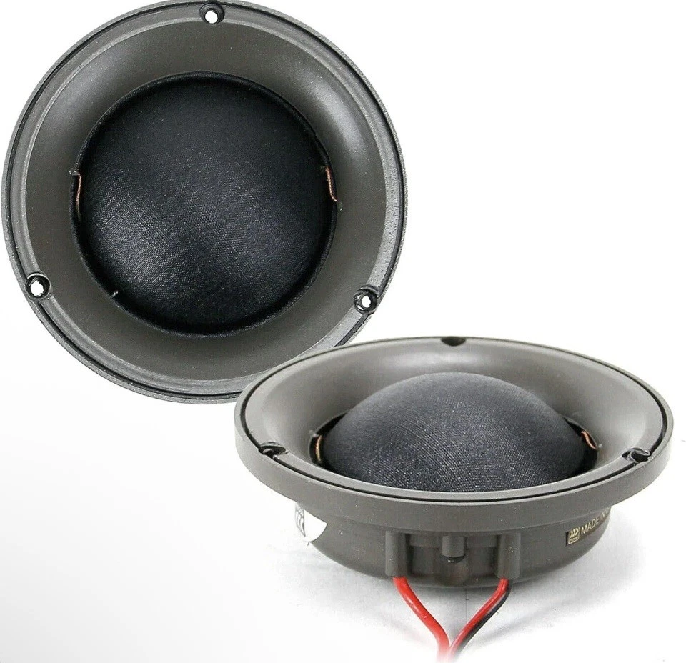 Par De Altavoces Personalizados Morel Insignia - Tweeters De Aluminio Plateado, 15 Mm, Para Sonido De Alta Calidad