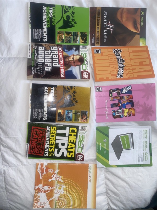 Xbox Game Guide Books And Game Manuals