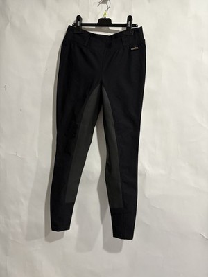 Kerrits Women Black Nylon Skinny Leg Seated Eguestrian Rider Pants Size M