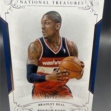 Panini 2013-14 National Treasures Bradley Beal #47 /99 Serial Wizards Base