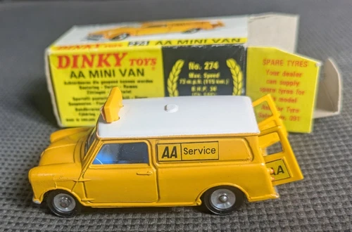 VINTAGE DINKY TOYS 274 AA AUSTIN MINI VAN BOXED PERFECT