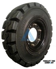 5.00x8 Solid Tire Forklift Resilient Solid Tire And Wheel 8x3 6-hole 2 Piece