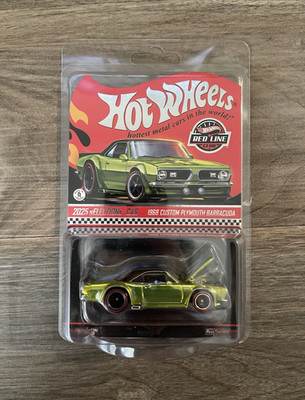 Hot Wheels Red Line Club 1968 Custom Plymouth Barracuda Green 1:64 2025
