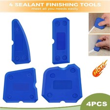 SILICONE CAULK Sealant spreader Profile Applicator TILE GROUT FUGUE TOOL 4 PCS
