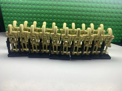Star Wars Custom Battle Droid Minifigures For Lego Lot Of 20 With Blasters