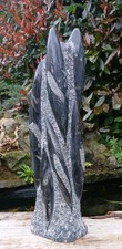 Large Freestanding Orthoceras Fossil Tower Sculpture 34cm 3.3kg 