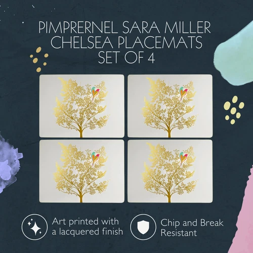 Pimpernel Sara Miller Chelsea Collection Placemats - Thumbnail 3