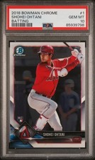 2018 Bowman Chrome - Shohei Ohtani #1 Batting (RC) PSA 10