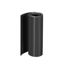 Schrumpfschlauch 150mm Flache Wicklung f&uuml;r Doppelschicht 18650 2 Meter Schwarz