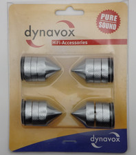 Dynavox Lautsprecher Gerätefüße Sub-Watt-Absorber 4er Set - chrom- NEU HD 919
