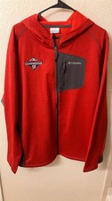 Washington Nationals 2019 World Series Columbia Zip Jacket With Hoodie Size XL