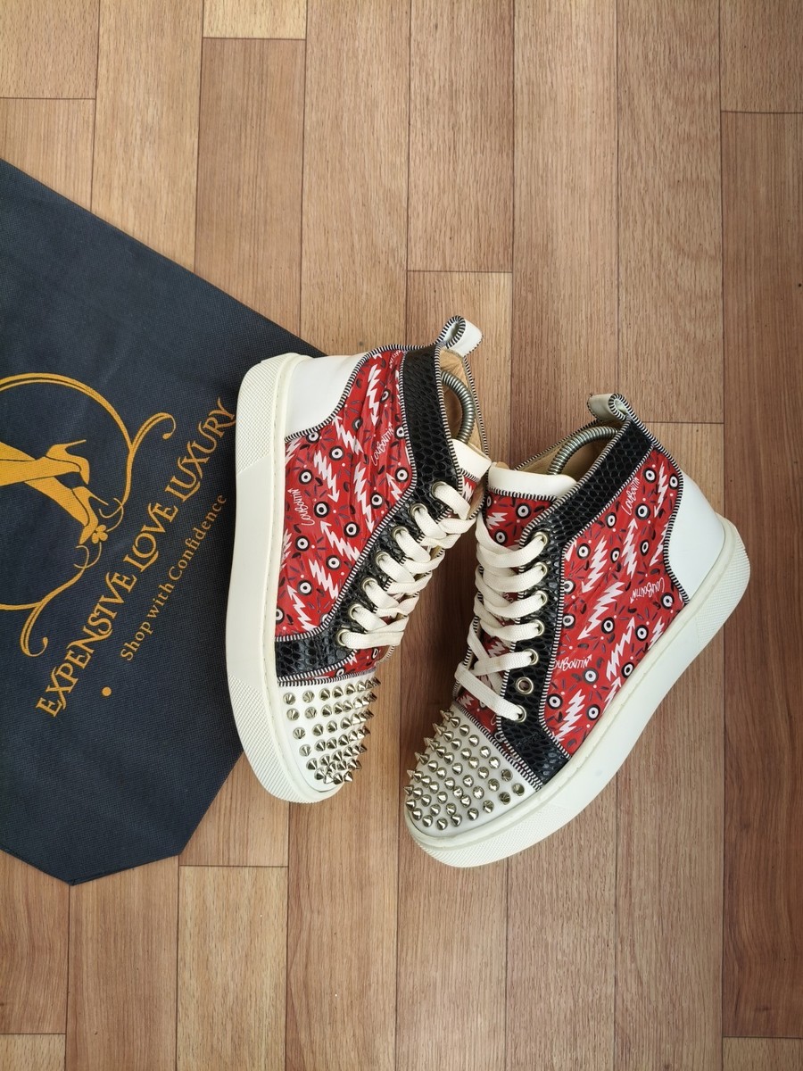 CHRISTIAN LOUBOUTIN MULTICOLOR SPIKES SIZE EU 36 , 6 US , 3 UK | eBay