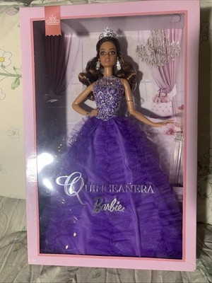 Barbie Signature Quinceañera Doll 2016 Purple Gown Mattel New In Box