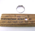 Floral Ring Vintage Sterling Silver Size 6 Band — photo 7