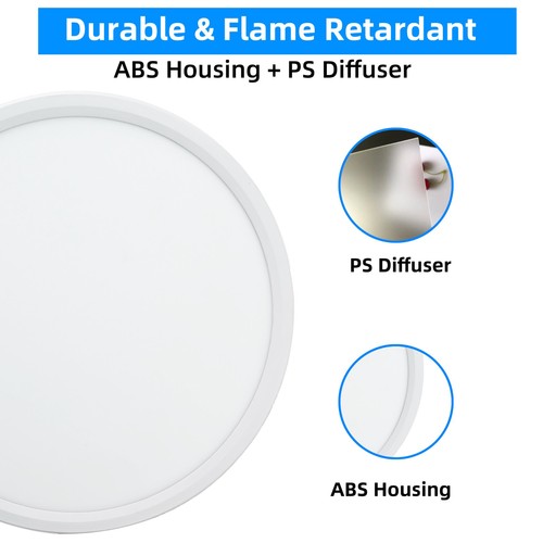 6 Pack of Flush Mount Ceiling Light 12 Inch 28W (3000K/4000K/4500K/5000K/6000K) - Picture 12 of 22