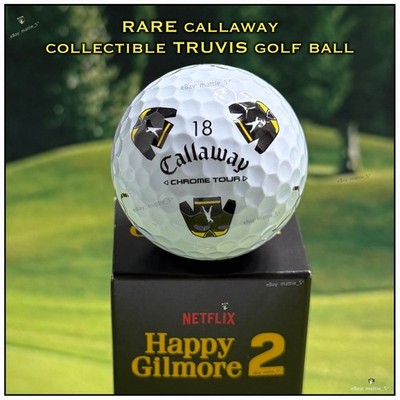 1) HAPPY GILMORE 2 Callaway Chrome Tour TRUVIS Golf BALL Hockey
