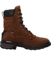 ROCKY Rams Horn Composite Toe Western Boot 9  Dark Brown 10W RKW0407