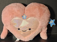 FAO SWARTZ GLOW BRIGHTS, PINK HEART PLUSH 