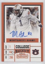 2017 Panini Contenders Draft Picks College Ticket Montravius Adams #262 Auto 1u6