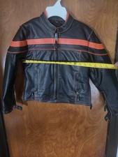 Boys Biker Style Leather Jacket...Large... FREE SHIPPING