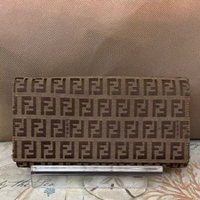Fendi Zucchino Canvas Long Wallet