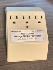 61-2793 Archer Radio Shack Voltage Spike Protector Triple Outlet Vintage