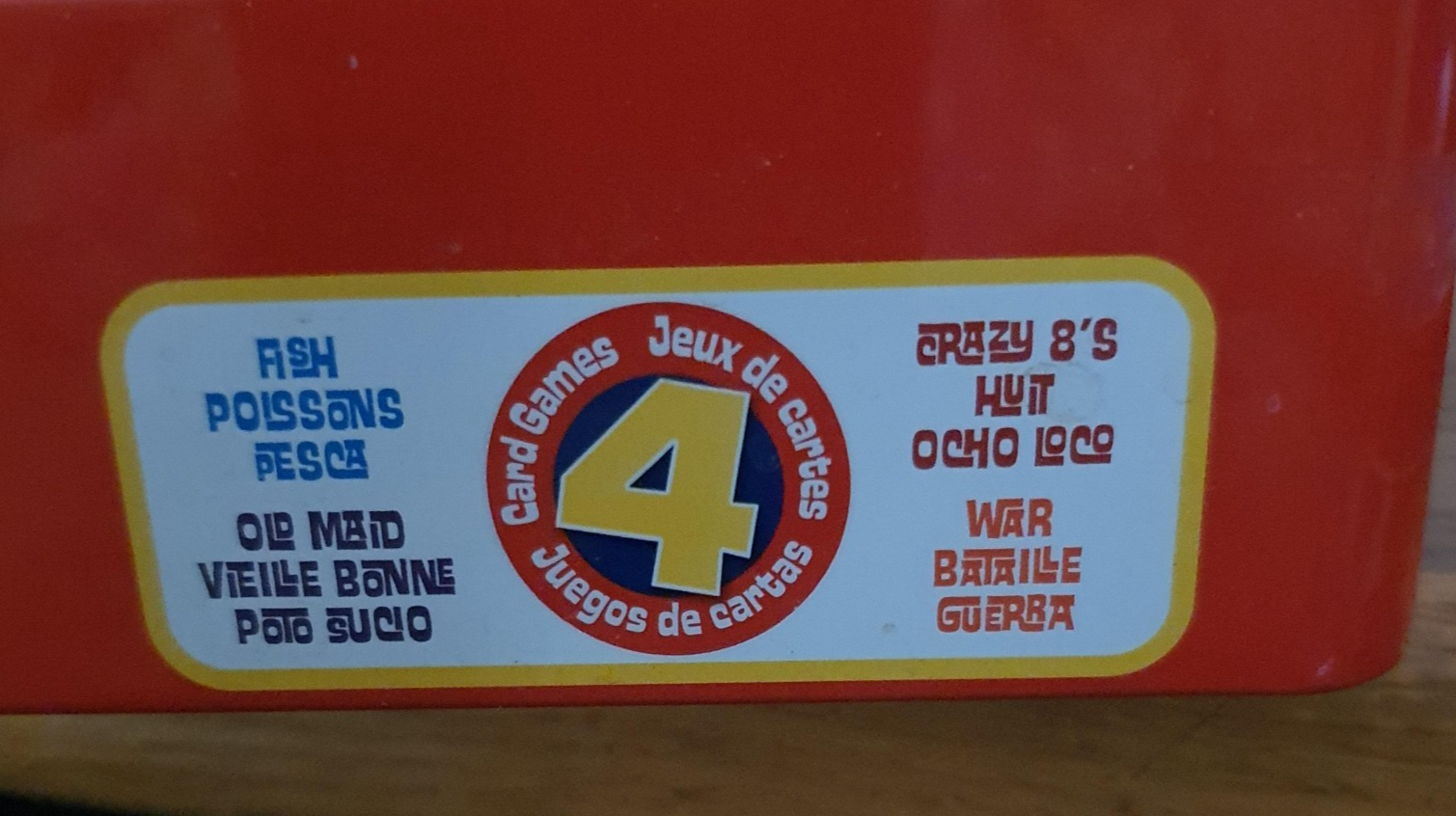 Ideal Kids Card Games Go Fish, Old Maid, Crazy 8's & War 4 Games ,age 4 ...