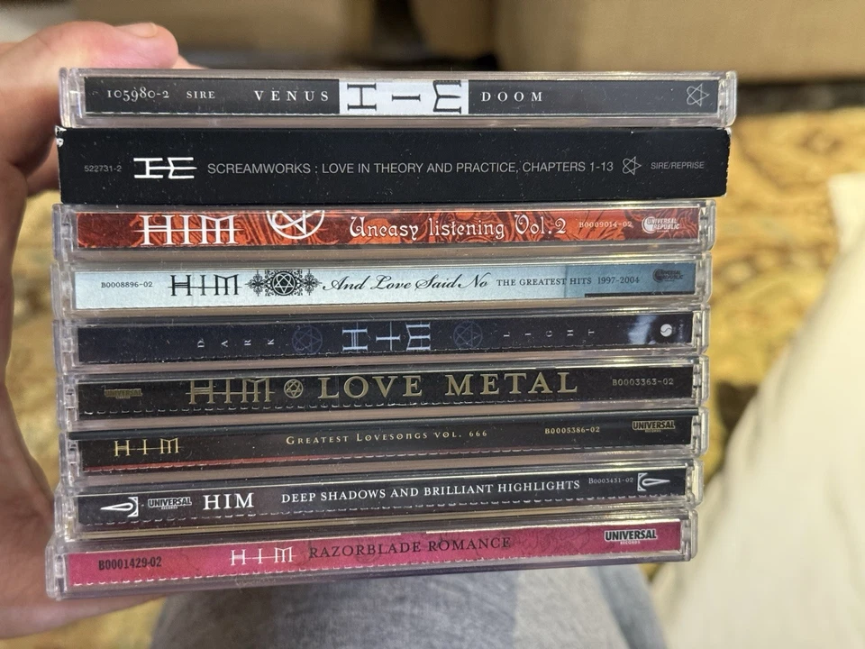 HIM (9 Compact Disc Lot)/OOP/Rare/Limited/CD’s Used & In Excellent Condition!!!! - Image 2 of 4