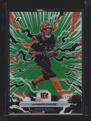 2025 Topps Resurgence #20 Ja’Marr Chase Green Surge Refractor #/175