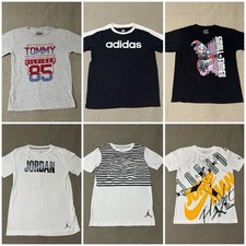 LOT of 6 Size Youth Kids Medium 8-10 Tommy Hilfiger Nike Jordan Avengers Adidas