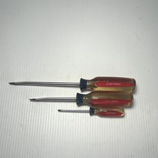 Craftsman 3pc Flathead Screwdriver Set USA Made Vintage Tools