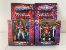 Motu x Transformers Optimus Prime Armor He-Man Starscream Armor Scare Glow NISB