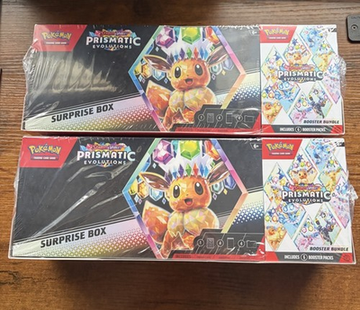 #ad #ad Pokemon Prismatic Evolutions Sams Club Surprise Box Booster Bundle x2 $185.00