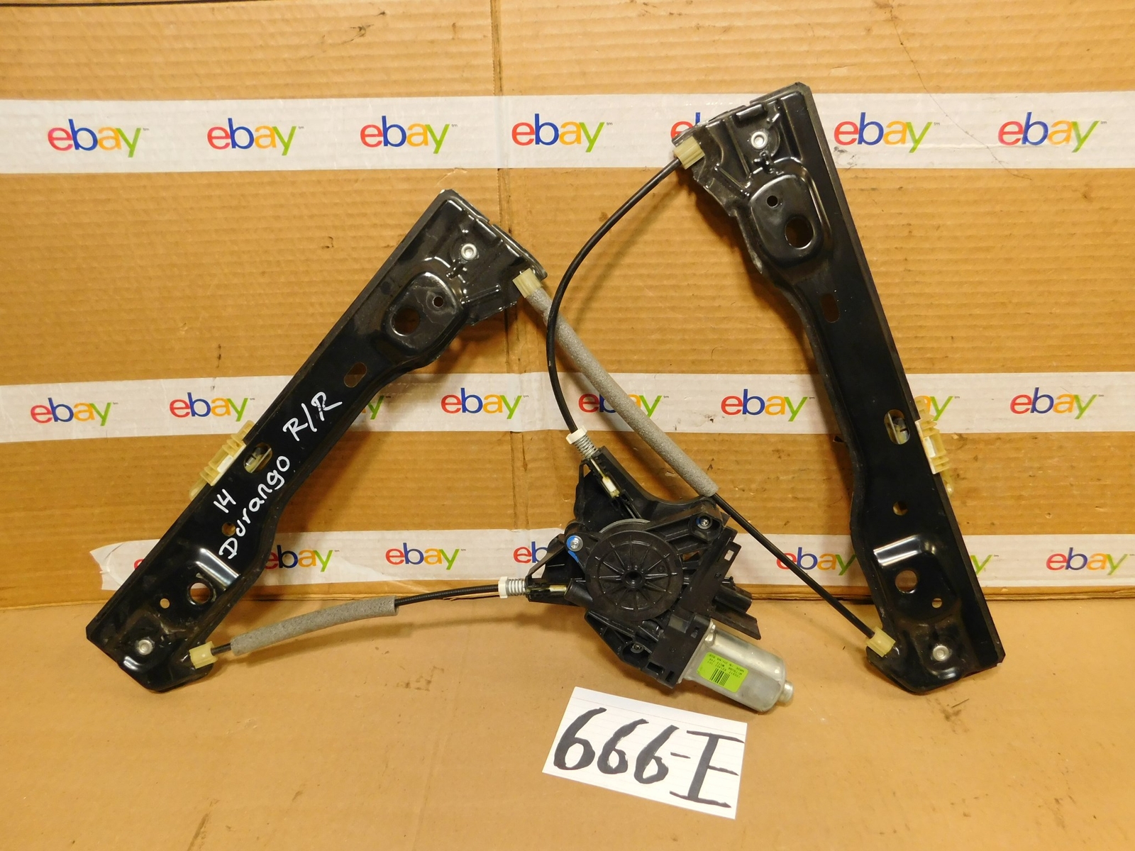 11 - 15 DODGE DURANGO REAR PASSENGER Side Window Regulator W/ Motor #666-E