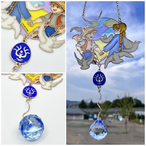 Sun Catcher Studio Ghibli Castle in the Sky Laputa Like Stained glass Levistone - Picture 8 of 9