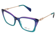 Brand New 2026 GENNY Women Eyeglasses GYV 434 C.02 Authentic Italy Rx Frame Case