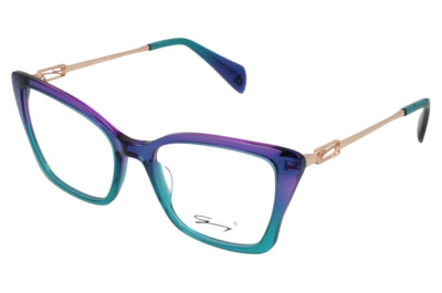 Brand New 2026 GENNY Women Eyeglasses GYV 434 C.02 Authentic Italy Rx Frame Case