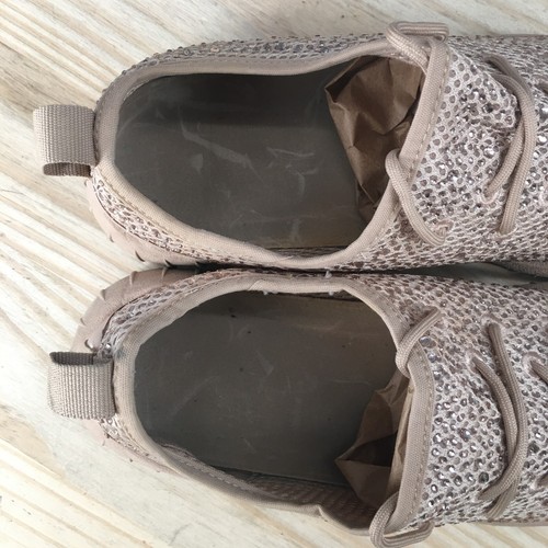 Aldo Shoes Womens 8.5 Vallota Rose Gold Casual Slip On Sneakers Pink Low Top - Picture 9 of 10