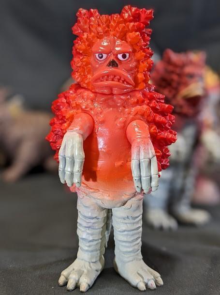 ウルトラQ ゴーガ フィギュアセットラベル付き Ultra Q Appearance Kaiju Monster Alien Bandai Soft Vinyl
