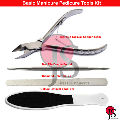 Ingrown Toenail Clippers Cutter Nail File Callus Remover Foot Filer Rasp