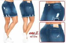 ENE 2, Skirt Jeans Colombianos, Authentic Colombian Skirt, USA Size 7  9