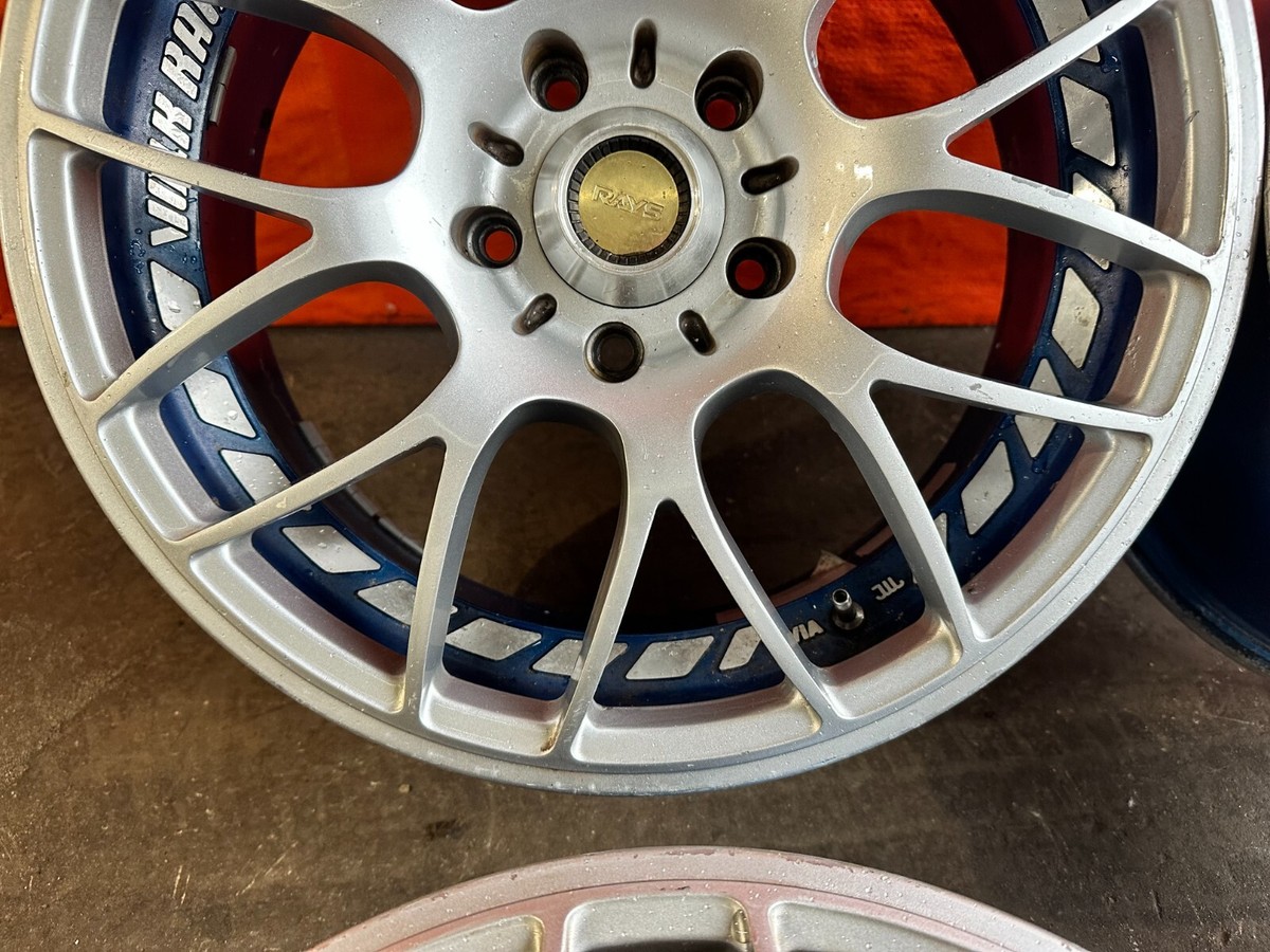 X4 ORIGINAL VOLK RAYS WINNING F ZERO WHEELS RIMS - 17x7 +42 5x114
