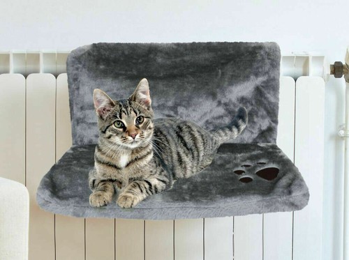 Cat Super Soft Faux Fur Radiator Pet Bed Warm Fleece Basket Cradle Hammock SALE - Picture 16 of 17