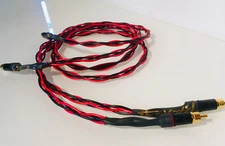 Audiophile Naked Quad Braid RCA Interconnects 18AWG Rean (Custom Lengths)