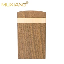 Handmade Walnut Wooden Cigarette Case 10 Sticks Men's Portable Cigarette Holder