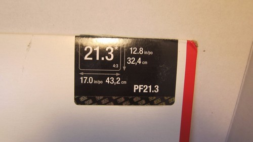 3M 21.3" Black privacy filter wide Display PF21.3 - Picture 2 of 2