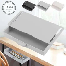 Under Desk Drawer Slide Out Under Desk Storage,Self-Stick Expandable Drawer Tray