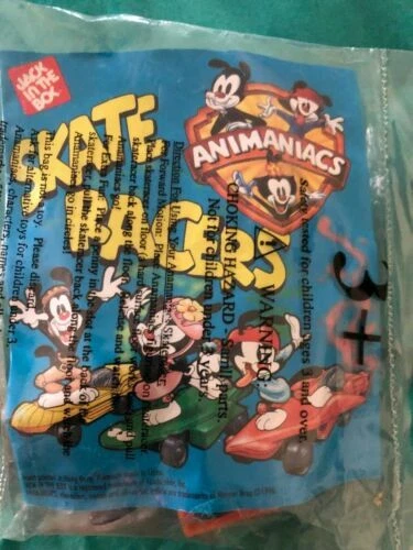Animaniacs Promotional Fast Food Toys